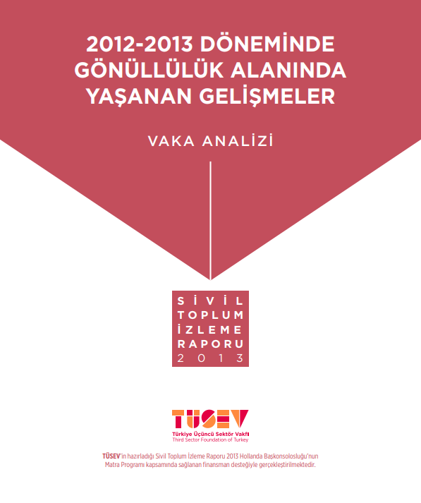 2012-2013 Döneminde Gönüllülük Alanında Yaşanan Gelişmeler