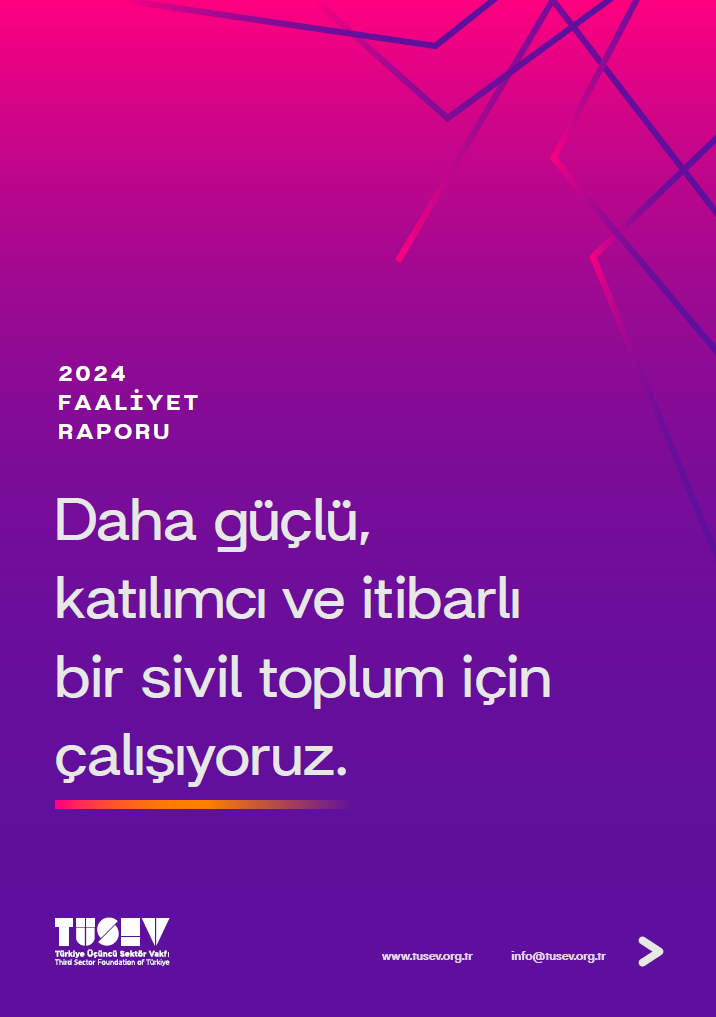 TÜSEV 2024 Yılı Faaliyet Raporu