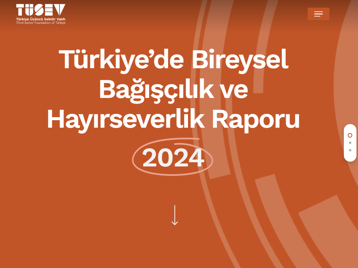 Türkiye’de Bireysel Bağışçılık ve Hayırseverlik 2024 Raporu Websitesi Yayında!